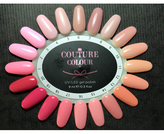Зображення 2 Гель-лак Couture Colour №011 стиглий абрикос, 9 мл, Об'єм (мл, г): 9, Колір: 011