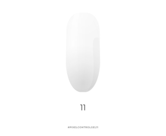 Зображення 2 Гель для нарощування Pixel Control Gel №011 (білий), 15 мл