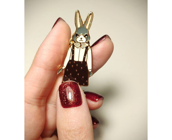 Изображение 4 Гель-лак Pixel №047 (вишневый с золотыми блестками), 8 мл, Объем (мл, г): 8, Цвет: 047