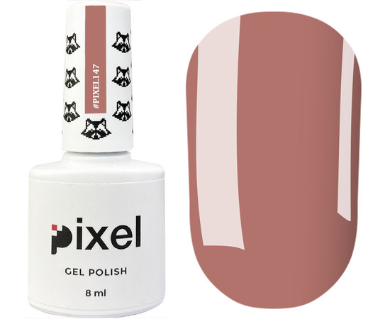 Зображення 2 Гель-лак Pixel №147 (блідий теракотовий), 8 мл, Об'єм (мл, г): 8, Колір: 147