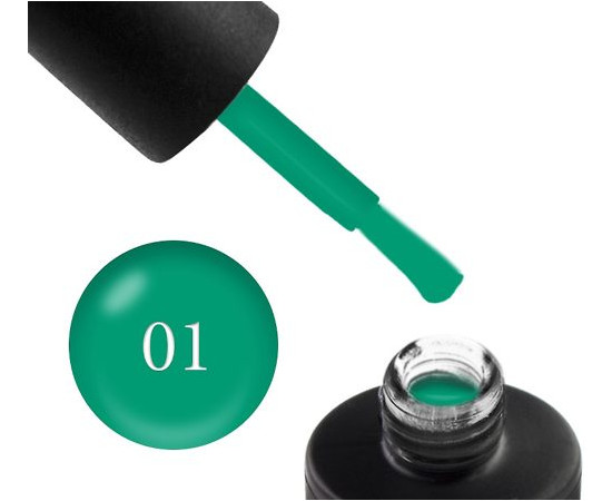 Зображення 2 Гель-лак Couture Colour Neon Summer №01 зелений, 9 мл, Об'єм (мл, г): 9, Колір: 01