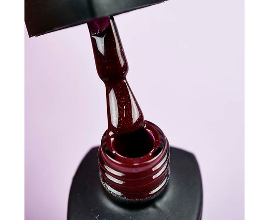 Зображення 2 Гель лак BABY Moon Dance Diamond №010 шоколадно-вишневий із дрібним шиммером, 6 мл, Об'єм (мл, г): 6, Колір: 010