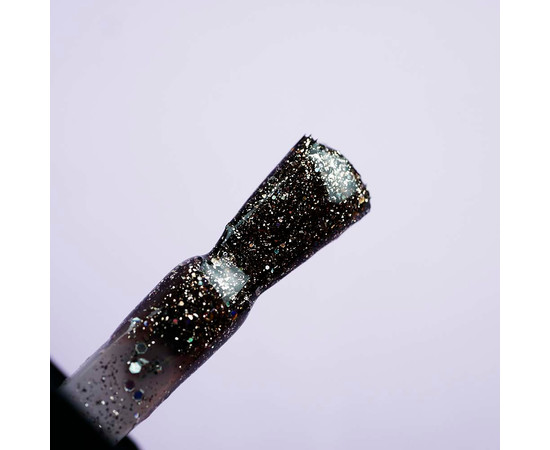 Зображення 3 Гель лак BABY Moon Dance Diamond №014 бежевий темний з різнокольоровим гліттером, 6 мл, Об'єм (мл, г): 6, Колір: 014