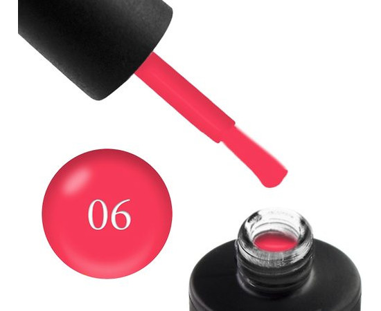 Зображення 2 Гель-лак Couture Colour Neon Summer №06 рожевий, 9 мл, Об'єм (мл, г): 9, Колір: 06