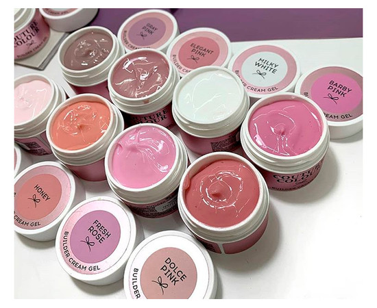 Зображення 3 Будівельний крем-гель Couture Colour Builder Cream Gel Fresh Rose яскраво-рожево-ліловий, 50 мл, Об'єм (мл, г): 50, Колір: Fresh Rose