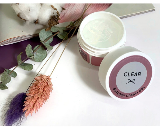 Зображення 2 Будівельний крем-гель Couture Colour Builder Cream Gel Clear прозорий, 50 мл, Об'єм (мл, г): 50, Колір: clear