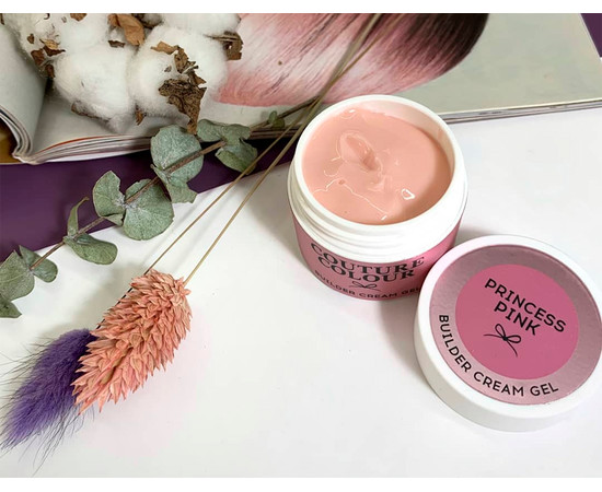 Зображення 2 Будівельний крем-гель Couture Colour Builder Cream Gel Princess Pink бежево-рожевий, 15 мл, Об'єм (мл, г): 15, Колір: Princess Pink