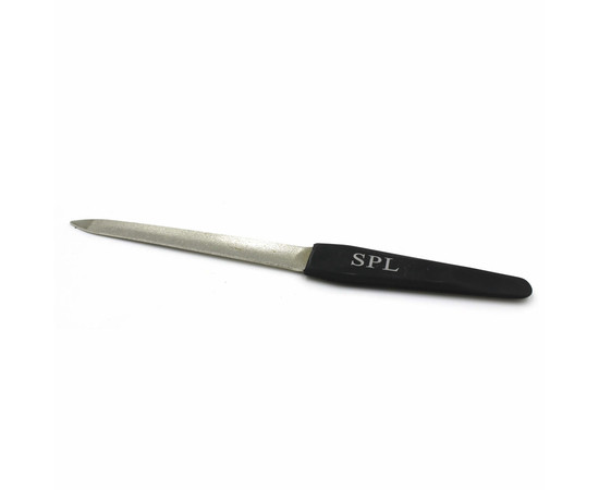 Зображення 2 Пилка для нігтів SPL 90175 вигнута, металева, алмазне напилення, 155мм