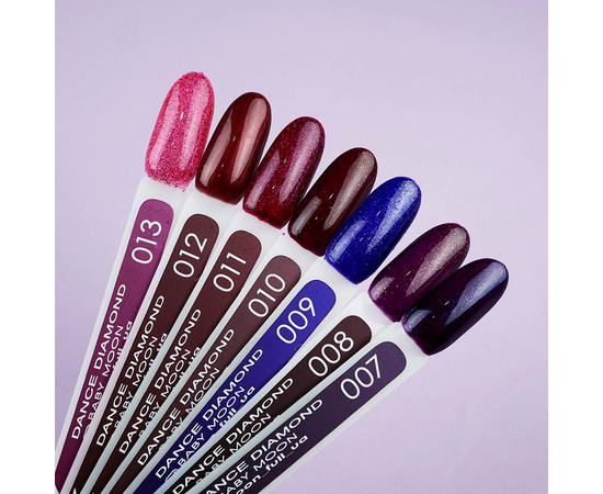 Зображення 2 Гель лак BABY Moon Dance Diamond №013 бордово-рожевий шиммерний, 6 мл, Об'єм (мл, г): 6, Колір: 013