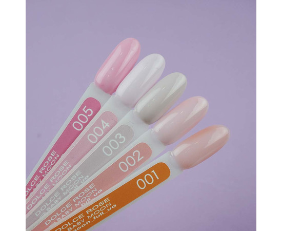 Зображення 3 Гель лак BABY Moon Dolce Rose №005 рожевий зефір, 6 мл, Об'єм (мл, г): 6, Колір: 005