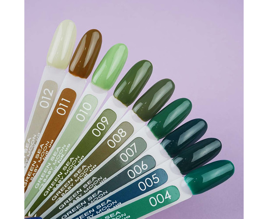 Изображение 2 Гель лак BABY Moon Green Sea №011 горчичный, 6 мл, Объем (мл, г): 6, Цвет: 011