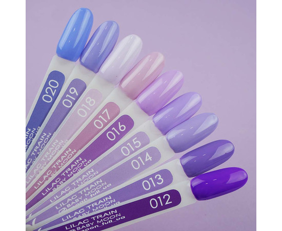Зображення 3 Гель лак BABY Moon Lilac Train №014 барвінок, 6 мл, Об'єм (мл, г): 6, Колір: 014