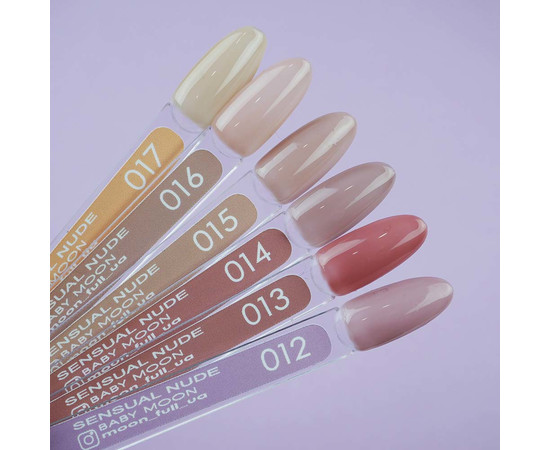 Зображення 2 Гель лак BABY Moon Sensual Nude №018 молочно-бежевий напівпрозорий, 6 мл, Об'єм (мл, г): 6, Колір: 018