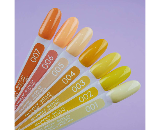 Зображення 2 Гель лак BABY Moon Sunny Solo №006 абрикосовий, 6 мл, Об'єм (мл, г): 6, Колір: 006