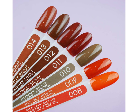 Зображення 2 Гель лак BABY Moon Sunny Solo №010 лісовий горіх, 6 мл, Об'єм (мл, г): 6, Колір: 010