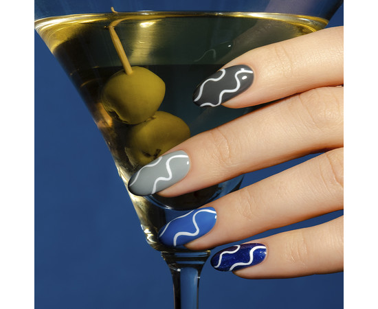 Зображення 6 Гель-лак Couture Colour №176 глибокий синій із шимером, 9 мл, Об'єм (мл, г): 9, Колір: 176