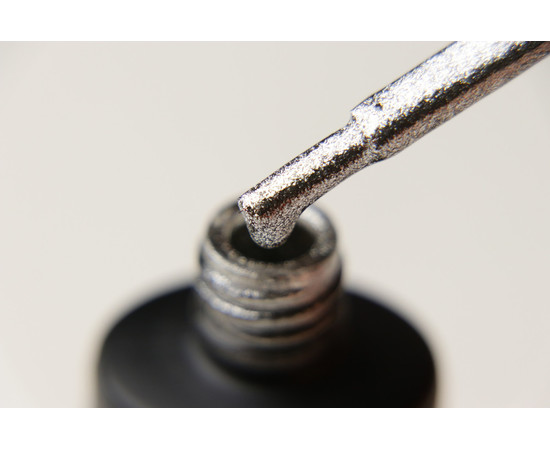 Зображення 5 Гель-лак Couture Colour Jewelry J01 (срібло з блискітками), 5 мл, Об'єм (мл, г): 5, Колір: J01