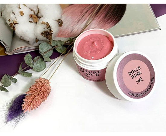 Зображення 2 Будівельний крем-гель Couture Colour Builder Cream Gel Dolce Pink персиково-рожевий, 15 мл, Об'єм (мл, г): 15, Колір: Dolce Pink