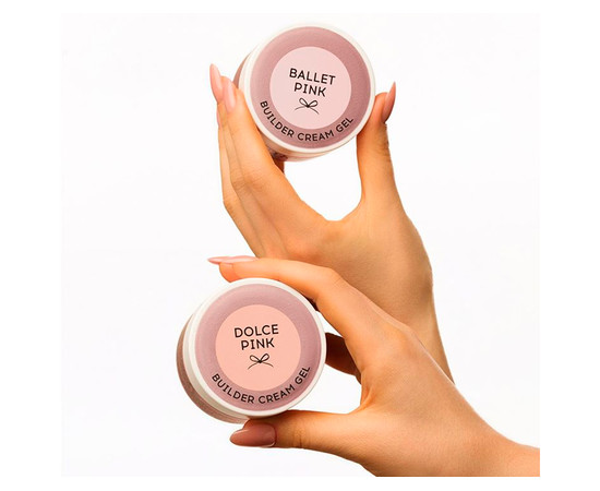 Зображення 3 Будівельний крем-гель Couture Colour Builder Cream Gel Dolce Pink персиково-рожевий, 15 мл, Об'єм (мл, г): 15, Колір: Dolce Pink