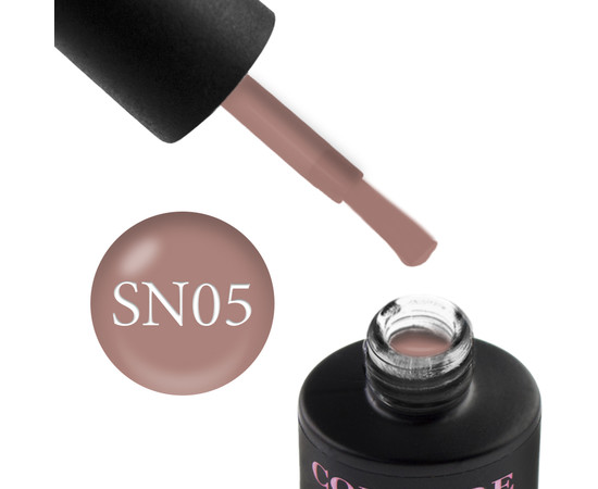 Зображення 2 Гель-лак Couture Colour Soft Nude 05 Кавово-бежевий, 9 мл, Об'єм (мл, г): 9, Колір: 05