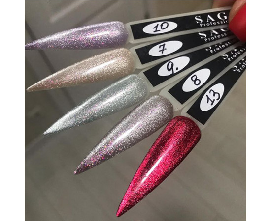 Зображення 3 Гель-лак SAGA Cat Shine №13 кришталева кішка вишневий, 8 мл, Об'єм (мл, г): 8, Колір: 13