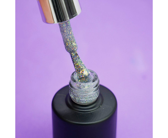 Зображення 2 Гель-лак світловідбиваючий SAGA Fiery Gel №19 салатовий, 9 мл, Об'єм (мл, г): 9, Колір: 19