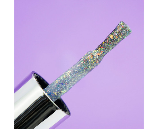 Зображення 3 Гель-лак світловідбиваючий SAGA Fiery Gel №19 салатовий, 9 мл, Об'єм (мл, г): 9, Колір: 19