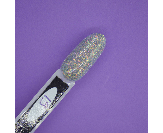 Зображення 4 Гель-лак світловідбиваючий SAGA Fiery Gel №19 салатовий, 9 мл, Об'єм (мл, г): 9, Колір: 19