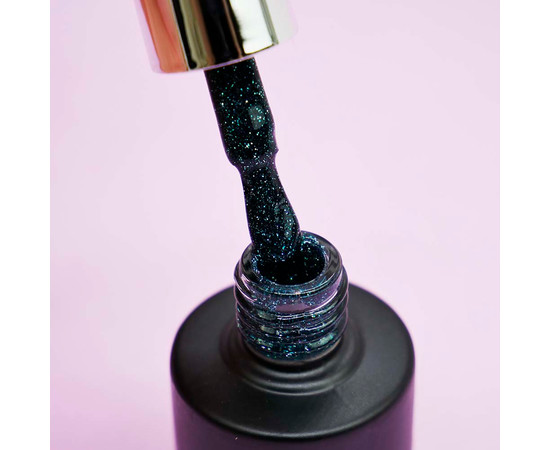 Изображение 2 Гель-лак светоотражающий SAGA Fiery Gel №23 изумрудный, 9 мл, Объем (мл, г): 9, Цвет: 23