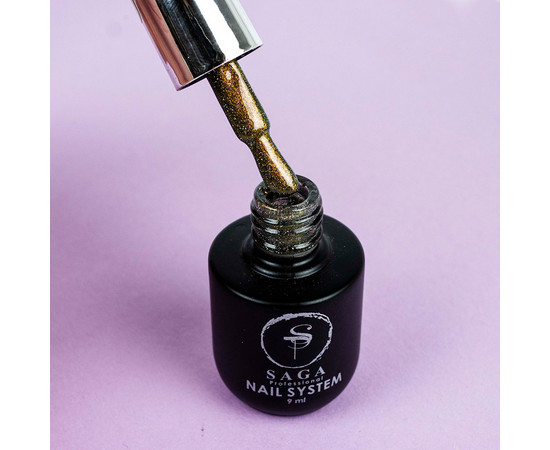 Зображення 2 Гель-лак світловідбивний SAGA Cat Chameleon №CC06 бронзовий, 8 мл, Об'єм (мл, г): 8, Колір: CC06