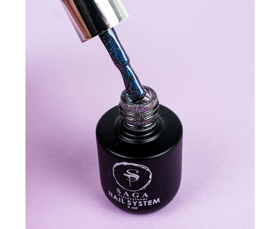 Зображення 2 Гель-лак світловідбивний SAGA Cat Chameleon №CC09 синя бірюза, 8 мл, Об'єм (мл, г): 8, Колір: CC09