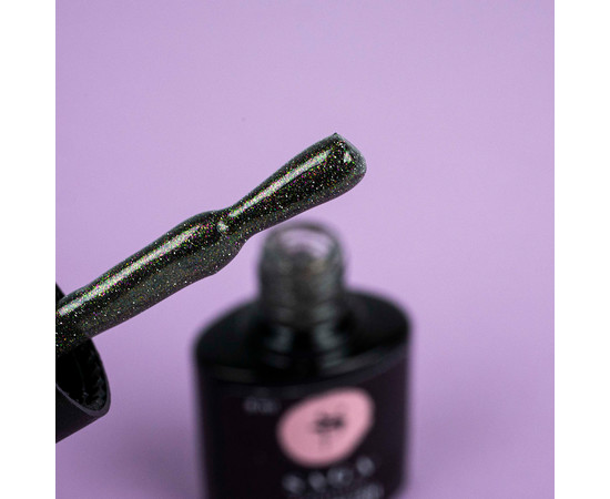 Зображення 3 Гель-лак світловідбивний SAGA Cat Chameleon №CC12 темне срібло з рожево-салатовим шиммером, 8 мл, Об'єм (мл, г): 8, Колір: CC12