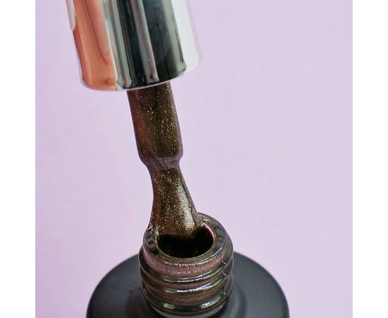 Зображення 2 Гель-лак SAGA Cat Shine №11 кришталева кішка кава з молоком, 8 мл, Об'єм (мл, г): 8, Колір: 11