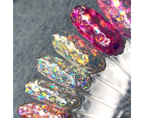 Изображение 2 Глиттерный гель SAGA GALAXY glitter №10, 8 мл, Объем (мл, г): 8, Цвет: 10