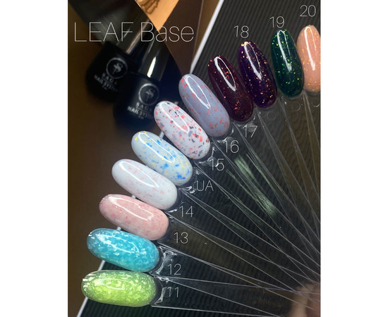 Изображение 4 База камуфлирующая SAGA Leaf Base №13 молочно-розовый с розовой поталью, 8 мл, Объем (мл, г): 8, Цвет: 13