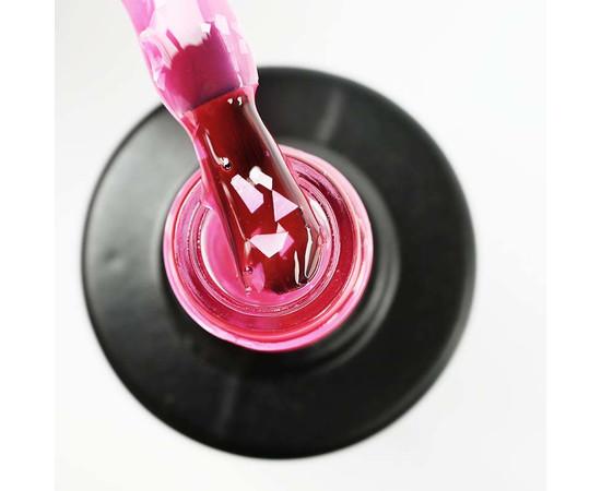 Изображение 2 База камуфлирующая SAGA Leaf Base №10 ярко-розовый с поталью, 8 мл, Объем (мл, г): 8, Цвет: 10