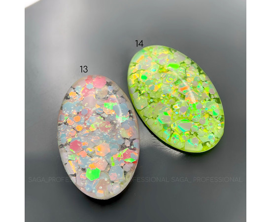 Изображение 2 Глиттерный гель SAGA GALAXY glitter №14, 8 мл, Объем (мл, г): 8, Цвет: 14