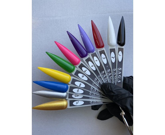 Изображение 2 Лак-краска для стемпинга SAGA Stamping Paint №11 золото, 8 мл, Цвет: 11