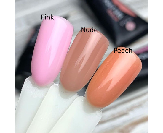 Зображення 3 Полігель SAGA POLY GEL Pink (рожевий) у баночці, 15 мл, Об'єм (мл, г): 15, Колір: Pink