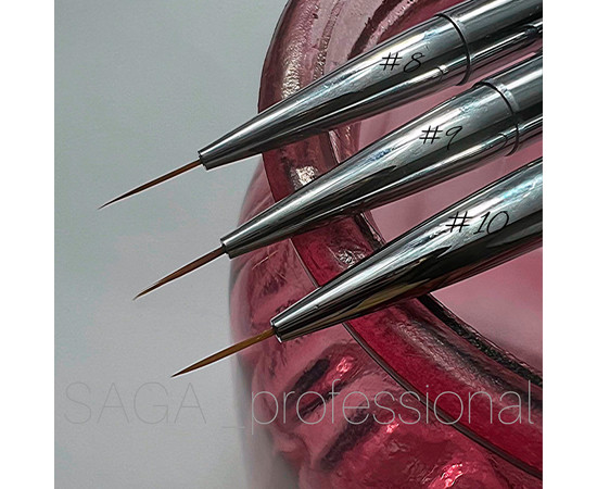 Изображение 5 Кисть гель+лайнер двухсторонний SAGA professional №09