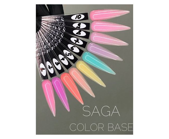 Зображення 3 База камуфлююча SAGA Color Base №06 бірюзово-блакитний, 30 мл, Об'єм (мл, г): 30, Колір: 06