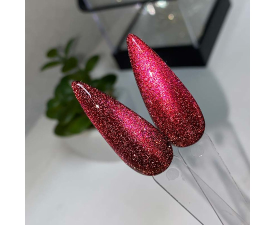 Зображення 5 Гель-лак світловідбивний SAGA Cat Chameleon №CC15 оранжево-червоний, 8 мл, Об'єм (мл, г): 8, Колір: CC15