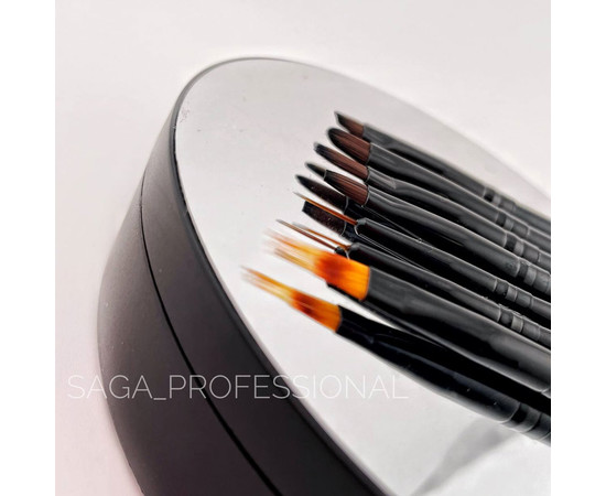 Изображение 5 Кисть для геля SAGA professional №04 квадрат, 8 мм