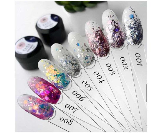 Изображение 4 Глиттерный гель SAGA GALAXY glitter №05, 8 мл, Объем (мл, г): 8, Цвет: 05