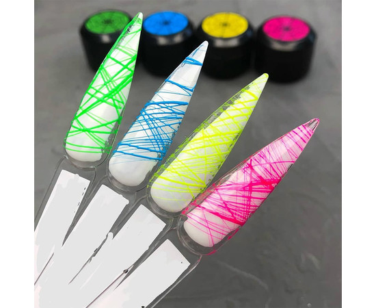 Зображення 2 Гель Павутинка SAGA Spider Gel блакитний, 8 мл, Об'єм (мл, г): 8, Колір: блакитний