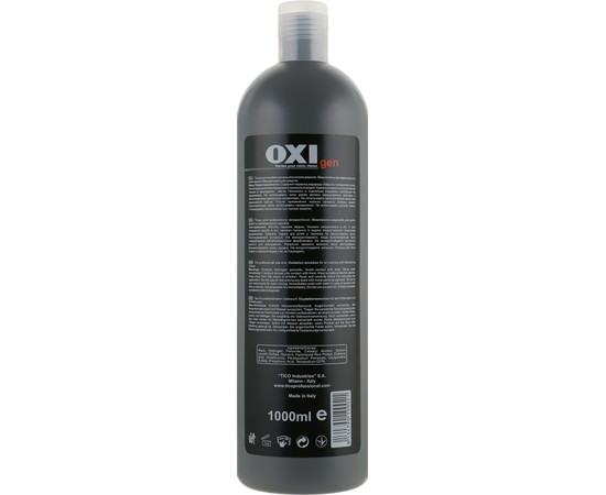Зображення 2 OXIgen окислювальна емульсія для інтенсивної крем-фарби 6% TICOLOR Classic 1000 мл, Об'єм (мл, г): 1000