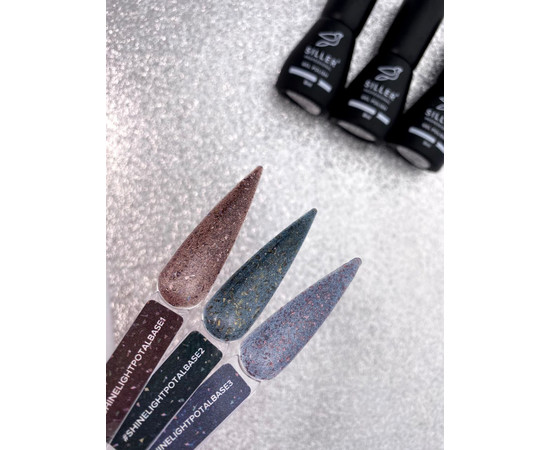 Изображение 2 Siller Shine Light POTAL Base №01 база светоотражающая с поталью, 8 мл, Объем (мл, г): 8, Цвет: 01