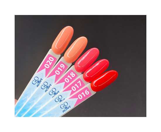 Изображение 4 Гель-лак GO Active 019 Never Stop Dreaming лососевый, 10 мл, Объем (мл, г): 10, Цвет: 019