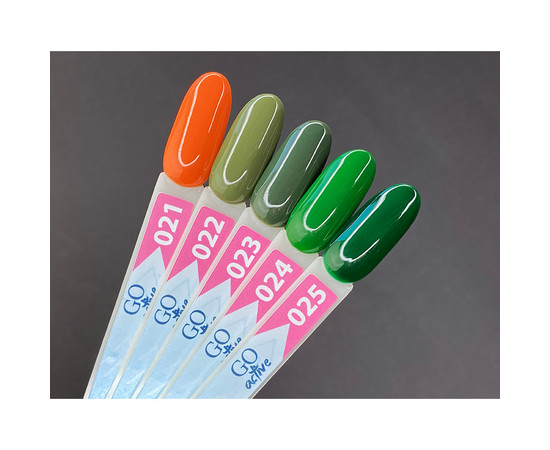 Изображение 4 Гель-лак GO Active 025 Never Say Never зеленый, 10 мл, Объем (мл, г): 10, Цвет: 025