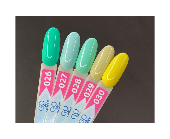 Изображение 4 Гель-лак GO Active 027 Be Yourself мятный, 10 мл, Объем (мл, г): 10, Цвет: 027
